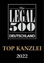 The Legal 500 Deutschland: Top Steuerkanzlei 2022 - LHP Rechtsanwälte Steuerberater